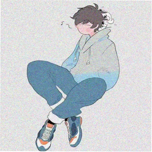 第九夜班车中夜班司机的圆形头像插画